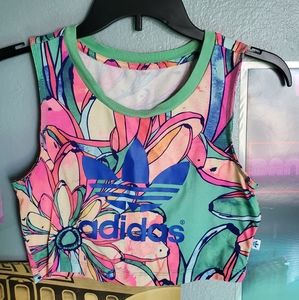 Thrifted Adidas Crop Top